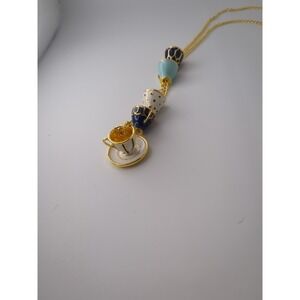 Fashion‎ Jewelry Necklace The teapot cup Pendant Necklace 14.5"